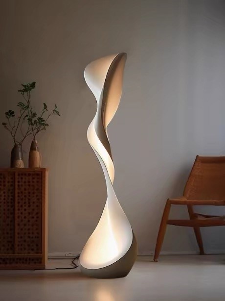 Дизайнерский напольный торшер скульптура Wave LED 10241 - Onlainsale HOME