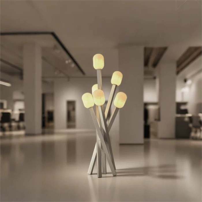 Дизайнерский напольный торшер снопы Elementa Design Lab 10252 - Onlainsale HOME