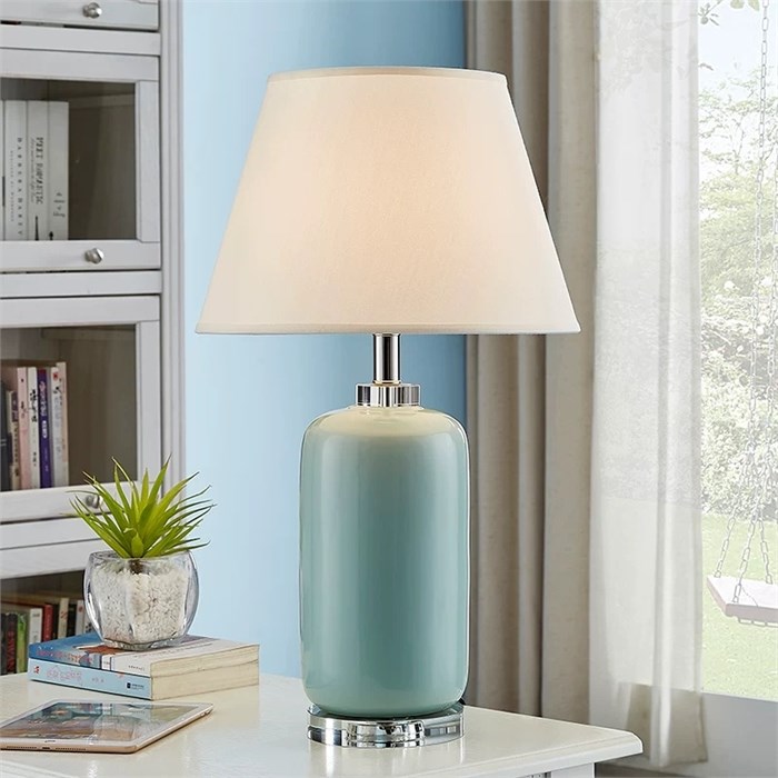 Дизайнерская настольная лампа из керамики и хрусталя 10261 - Onlainsale HOME