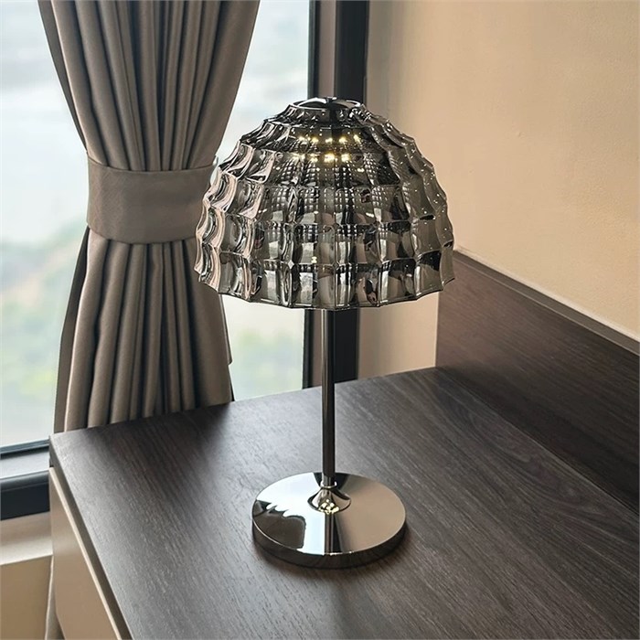 Эксклюзивная настольная лампа Kartell Planet, дымчато-серая 10286 - Onlainsale HOME
