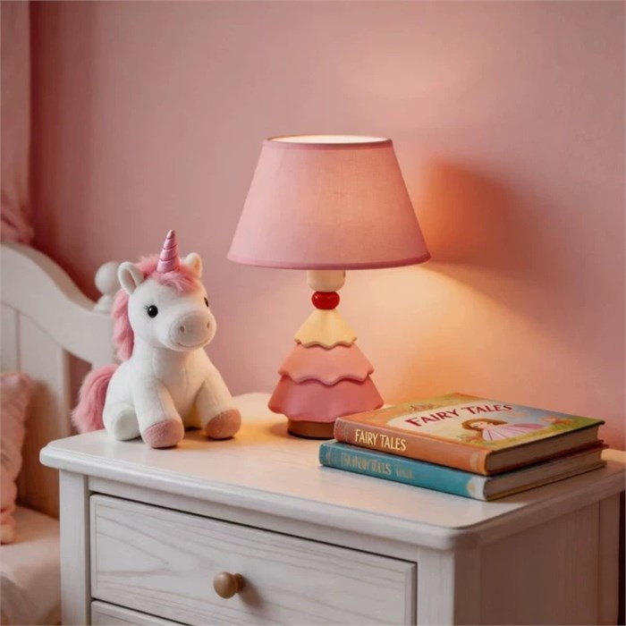 Эксклюзивная детская настольная лампа Seletti Petit Cupcake, розовая 10289 - Onlainsale HOME