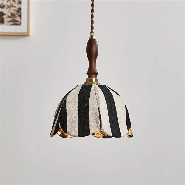 Эксклюзивный подвесной светильник Gubi Gravity, черно-белый текстиль 10291 - Onlainsale HOME