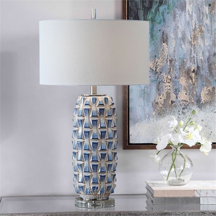 Настольная лампа Mosaic Blue 10043 - Onlainsale HOME