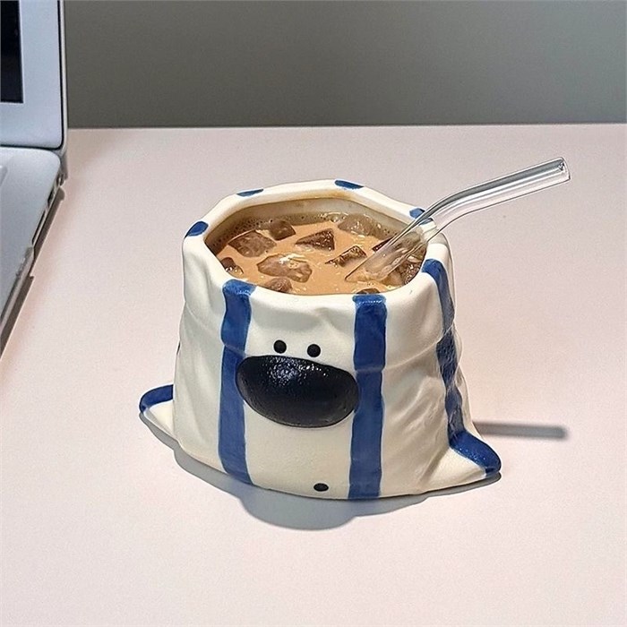 Кружка керамическая Studio Hoopla Baggy Dog Blue, 370 мл, 10186 - Onlainsale HOME