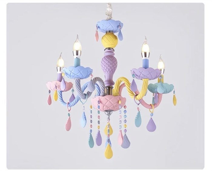 Подвесная люстра Rainbow Macaron (5 ламп) 10022 - Onlainsale HOME