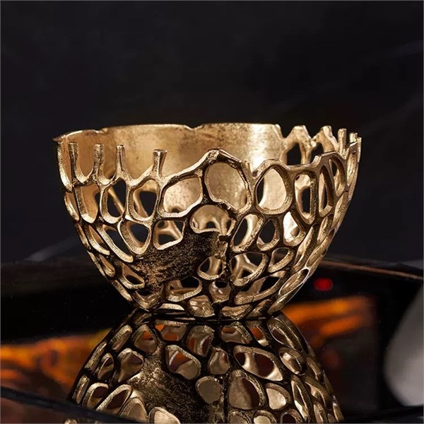Эксклюзивное декоративное блюдо-чаша Eichholtz Coral Reef, золотое 10281 - Onlainsale HOME