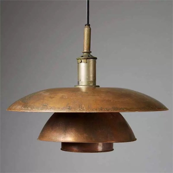 Эксклюзивный подвесной светильник Louis Poulsen PH 3½-3, патинированная медь 10292 - Onlainsale HOME
