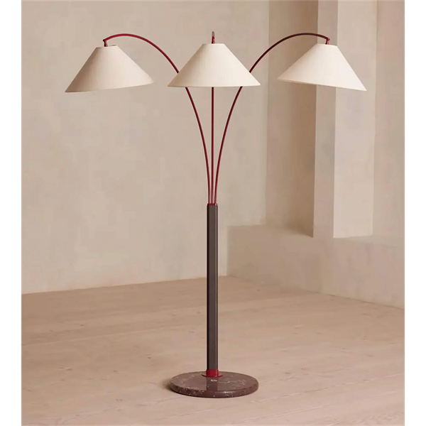 Дизайнерский тройной торшер Soho Home «Parker» (Mid-Century Premium Edition) 10084 - Onlainsale HOME