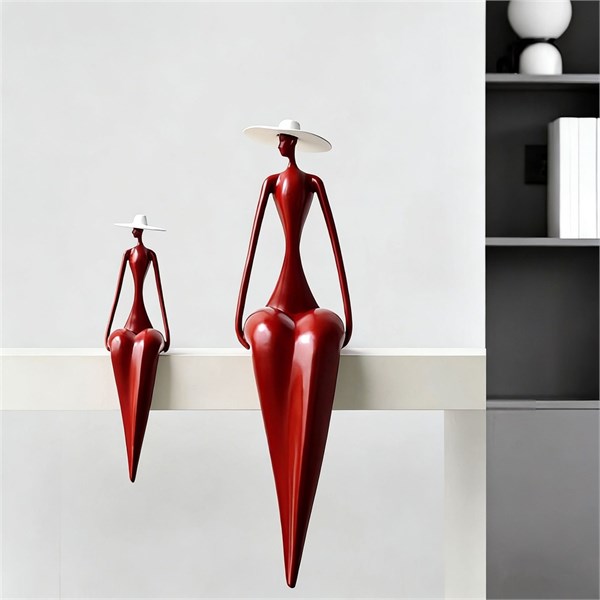 Интерьерная статуэтка «Элегантная леди в шляпе» 10176 - Onlainsale HOME