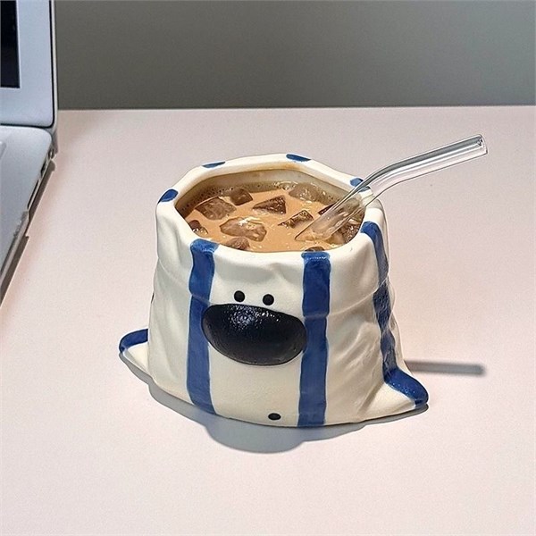 Кружка керамическая Studio Hoopla Baggy Dog Blue, 370 мл, 10186 - Onlainsale HOME