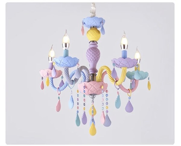 Подвесная люстра Rainbow Macaron (5 ламп) 10022 - Onlainsale HOME