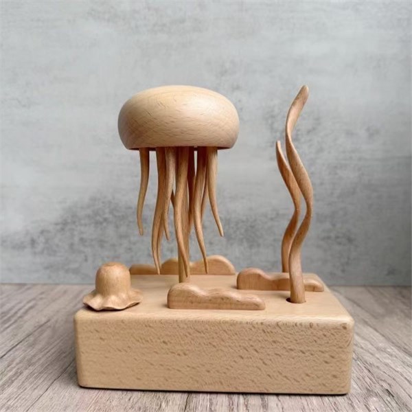 Интерьерная кинетическая скульптура из дерева Vetro Artistico «Medusa Ocean» 10222 - Onlainsale HOME