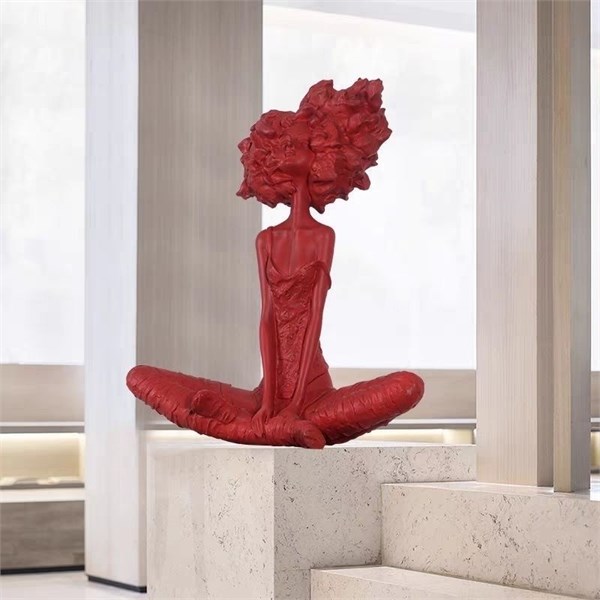 Интерьерная скульптура Vetro Artistico «Lady in Red XL» (Италия, 59 см) 10223 - Onlainsale HOME