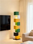 Дизайнерский напольный торшер колонна Cubism Block LED 10237 - Onlainsale HOME