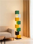 Дизайнерский напольный торшер колонна Cubism Block LED 10237 - Onlainsale HOME