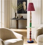 Дизайнерский напольный торшер со столиком Boho Garden 10238 - Onlainsale HOME