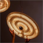 Дизайнерский подвесной светильник из оникса Onyx Disk D65 10253 - Onlainsale HOME