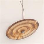 Дизайнерский подвесной светильник из оникса Onyx Disk D65 10253 - Onlainsale HOME