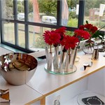Дизайнерская ваза для цветов Philippi Bouquet, нержавеющая сталь 10278 - Onlainsale HOME