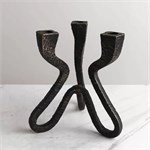 Абстрактный подсвечник-канделябр в стиле ваби-саби на 3 свечи 10279 - Onlainsale HOME