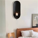 Эксклюзивный настенный подсвечник-бра Muubs Shadow, матовый черный 10280 - Onlainsale HOME