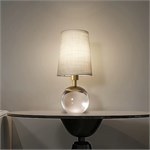 Эксклюзивная настольная лампа Eichholtz Sphere, хрусталь и латунь 10288 - Onlainsale HOME