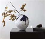 Дизайнерская керамическая ваза «Indigo Splash» (Wabi-Sabi Premium Edition) 10037 - Onlainsale HOME