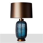 Настольная лампа Ocean Bubble Gold Murano Blue 10038 - Onlainsale HOME