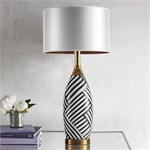 Настольная лампа Zebra & Brass Geometry 10039 - Onlainsale HOME