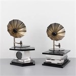 Интерьерная статуэтка «Retro Gramophone» / Коллекционный мини-граммофон в стиле нео-винтаж 10059 - Onlainsale HOME