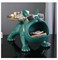 Интерьерная статуэтка-органайзер «Bulldog Tray» (Emerald & Gold Edition) 10010-1 - Onlainsale HOME
