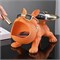 Интерьерная статуэтка-органайзер «Bulldog Tray» (Emerald & Gold Edition) 10010-1 - Onlainsale HOME