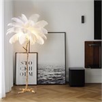 Дизайнерский торшер-пальма из страусиных перьев «Ostrich Pink» (Hollywood Luxury Edition) 10088 - Onlainsale HOME