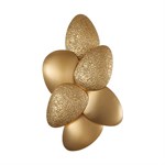 Дизайнерское настенное бра-панно «Lasha Gold» (Organic Luxury Edition) 10090 - Onlainsale HOME