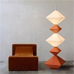 Архитектурный напольный светильник-скульптура «Rhombus Cube» Terracotta Edition 10151 - Onlainsale HOME