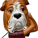 Статуэтка кабинетная Vetro Artistico «Бульдог-гольфист Aristocrat» (Италия) 10153 - Onlainsale HOME
