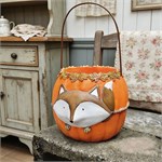 Интерьерное кашпо-конфетница «Лесной Лисёнок в тыкве» 10179 - Onlainsale HOME