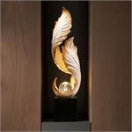 Настольная лампа-скульптура Heathfield & Co «Перо» (Premium Edition) 10193 - Onlainsale HOME