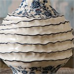 Дизайнерская напольная ваза в стиле ваби-саби Gzhel Retro 10202 - Onlainsale HOME